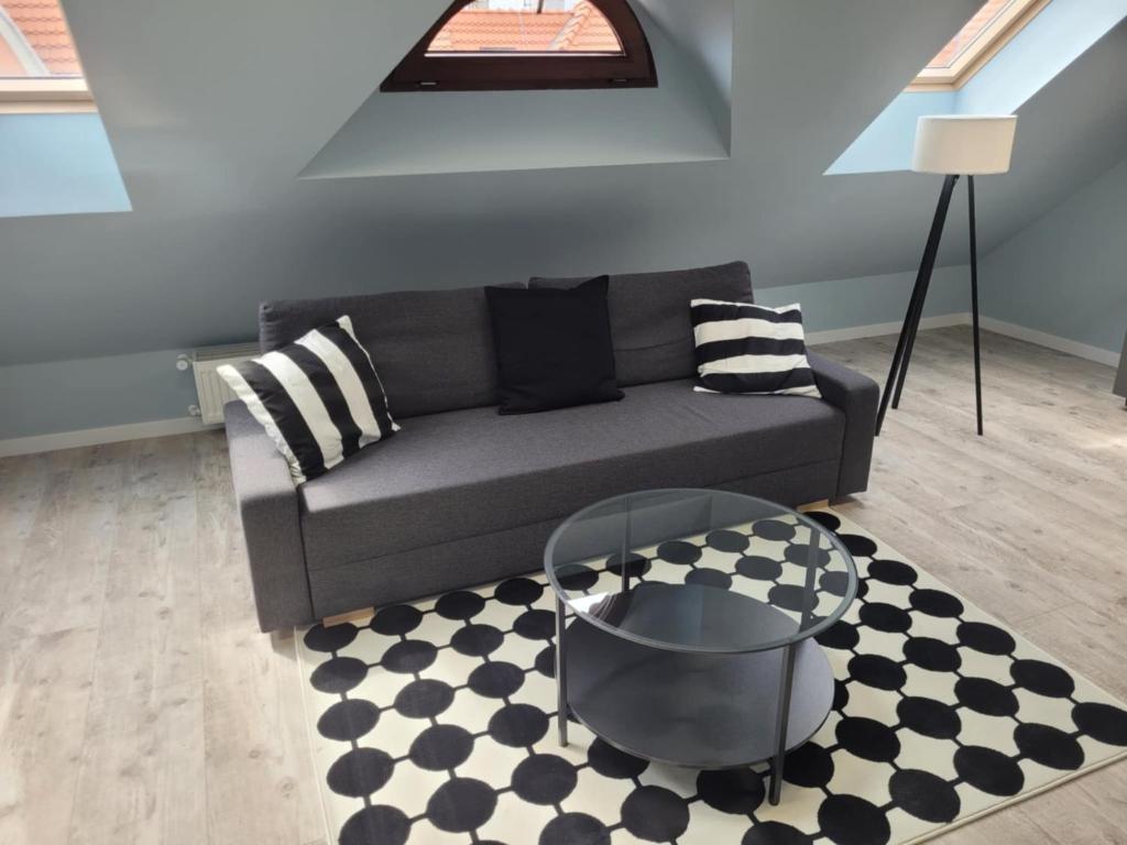 Posezení v ubytování Apartament Chabrowy