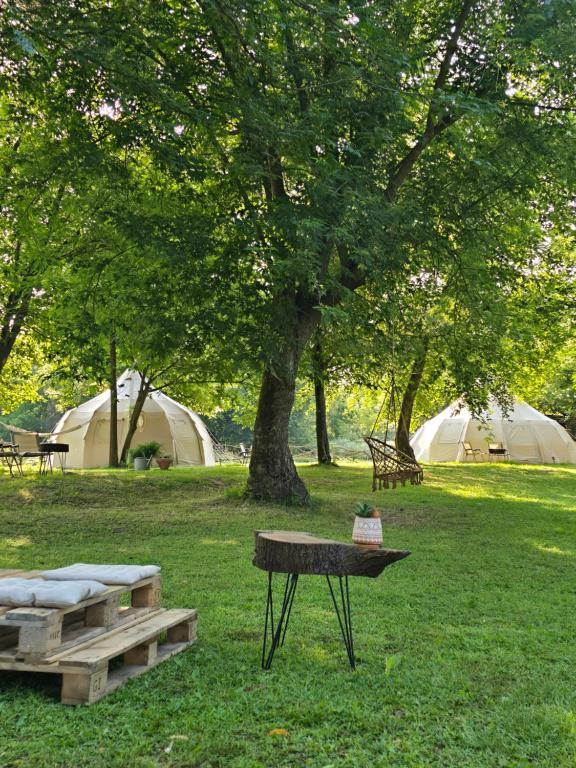 Zahrada ubytování Glamping Riverside Skadar lake