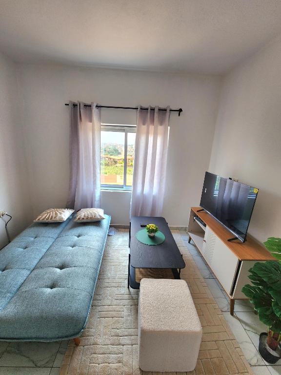 TV a/nebo společenská místnost v ubytování Apartment with panoramic view