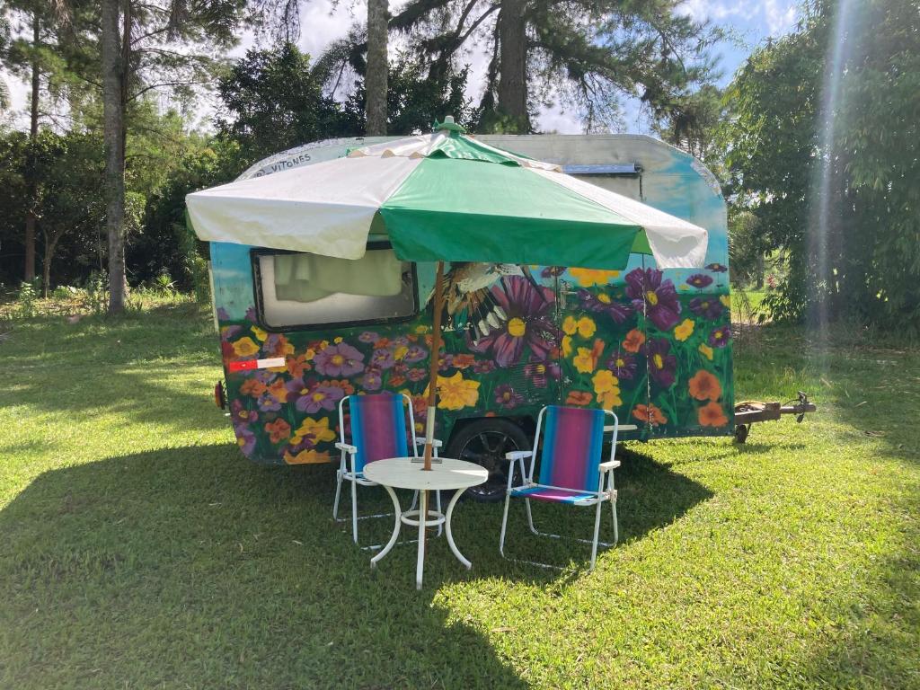 Κήπος έξω από το Sítio Agroecológico Ecovila Sustentar