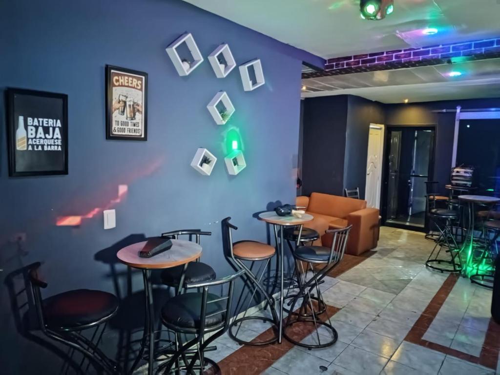 Posezení v ubytování Auyama Bar
