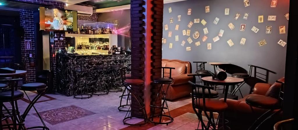 Posezení v ubytování Auyama Bar