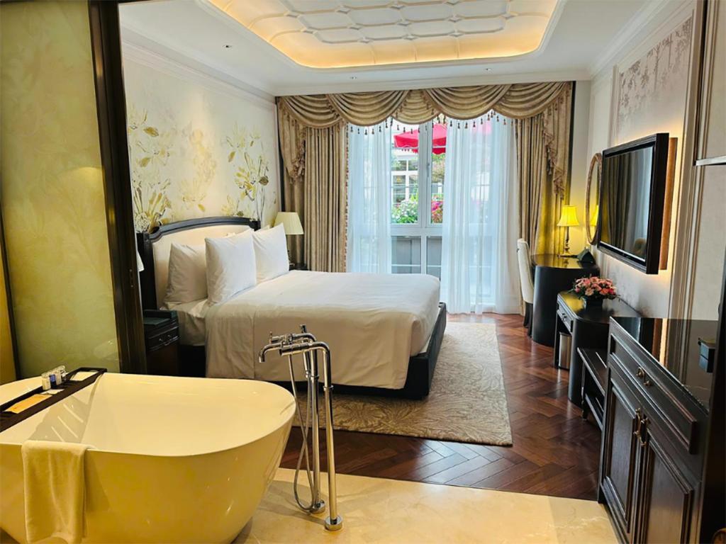 TV/trung tâm giải trí tại Golden Sun Hotel - Dalat