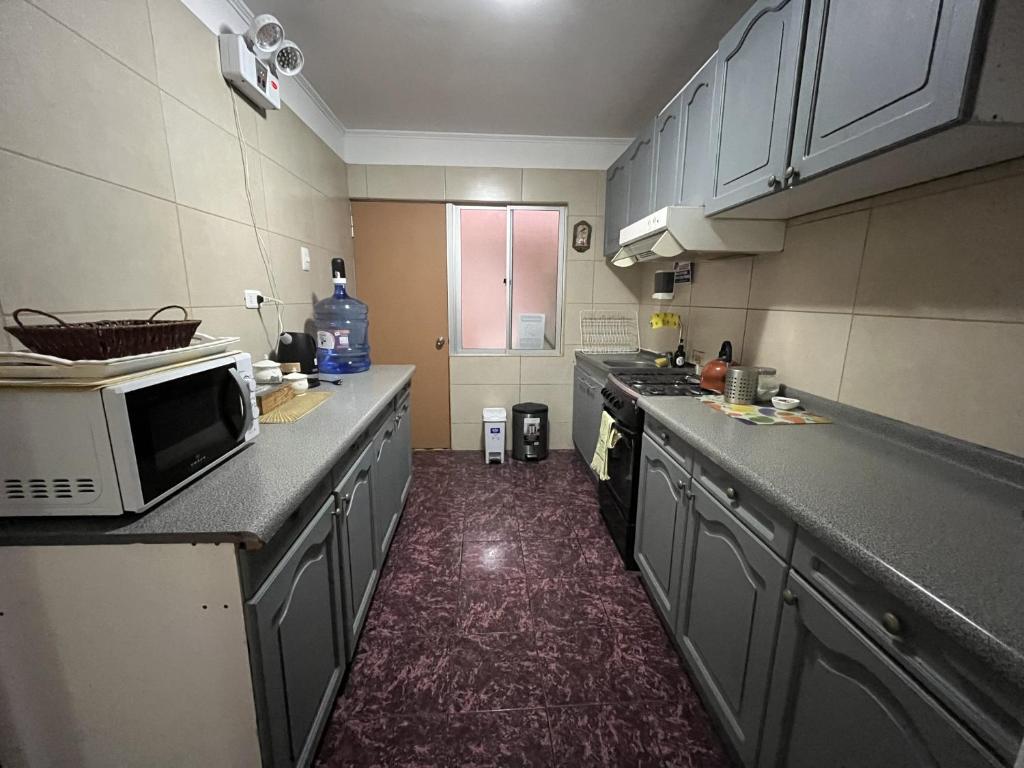 Kuchyň nebo kuchyňský kout v ubytování Hospedaje 2174