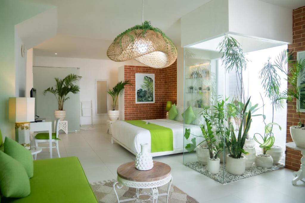 Posezení v ubytování Antana Hotel