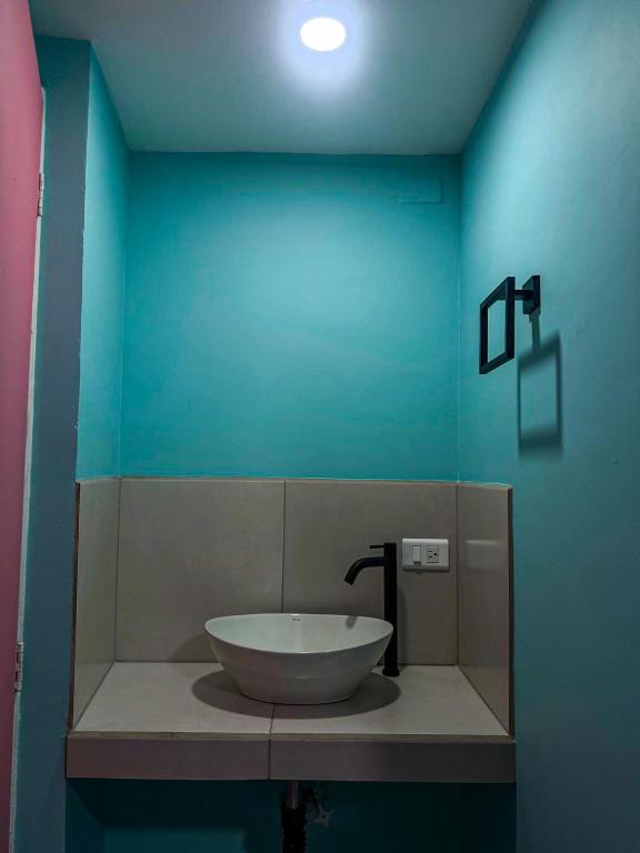 Koupelna v ubytování Hostel43