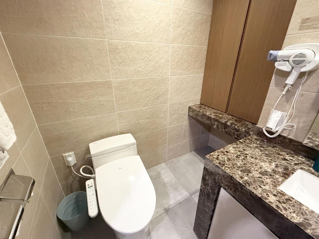 Koupelna v ubytování Mohenic Hotel Seoul Myeongdong