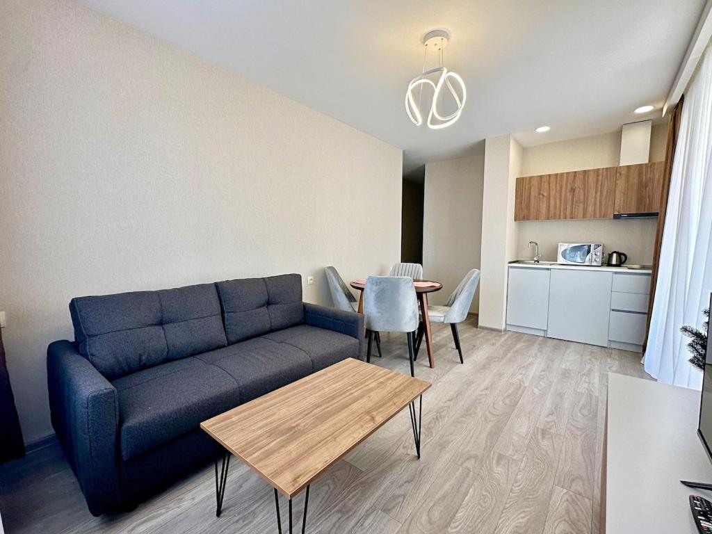 Köök või kööginurk majutusasutuses Crystal Loft Block C Apartment with views