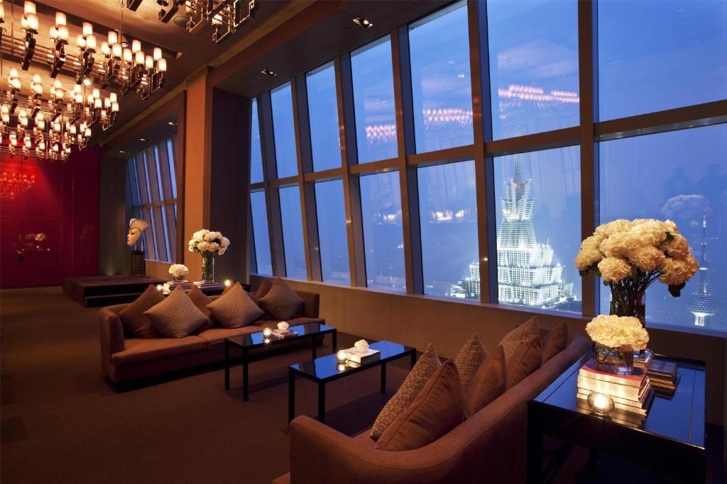Posezení v ubytování Park Hyatt Shanghai