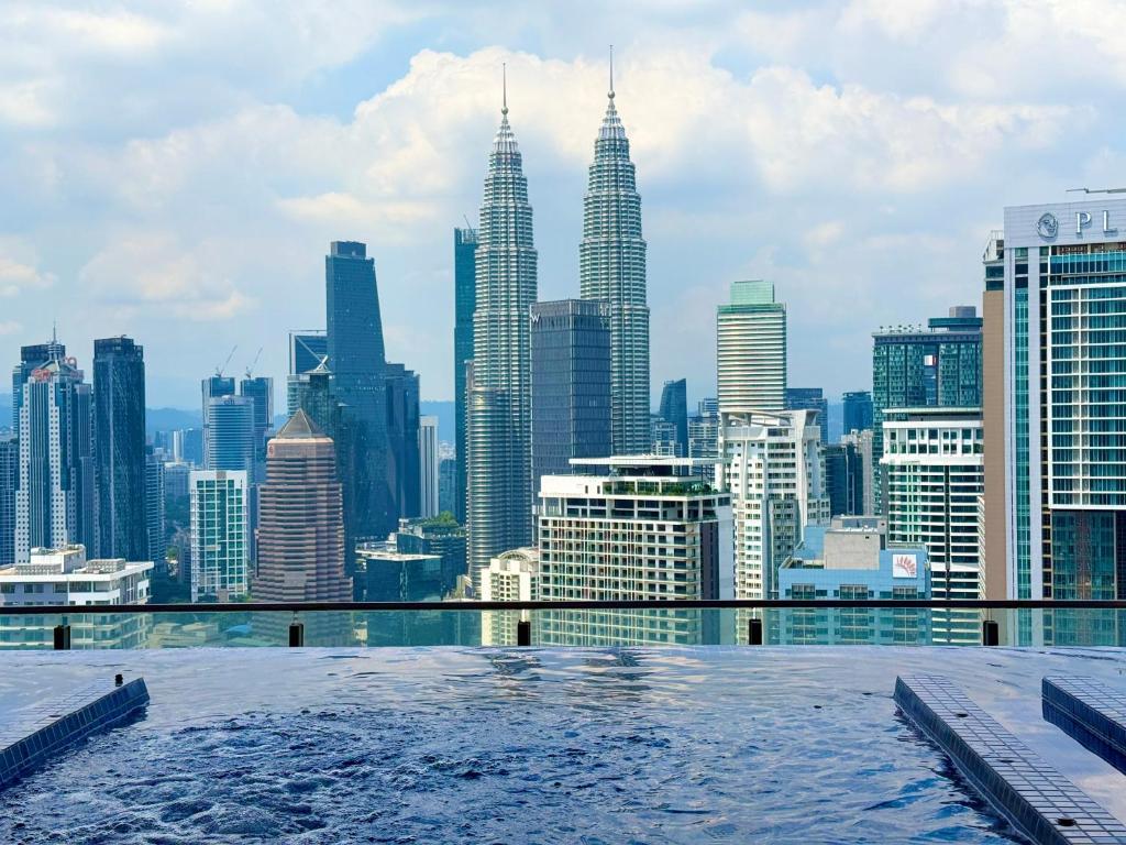 Nespecifikovaný výhled na destinaci Kuala Lumpur nebo výhled na město při pohledu z hotelu