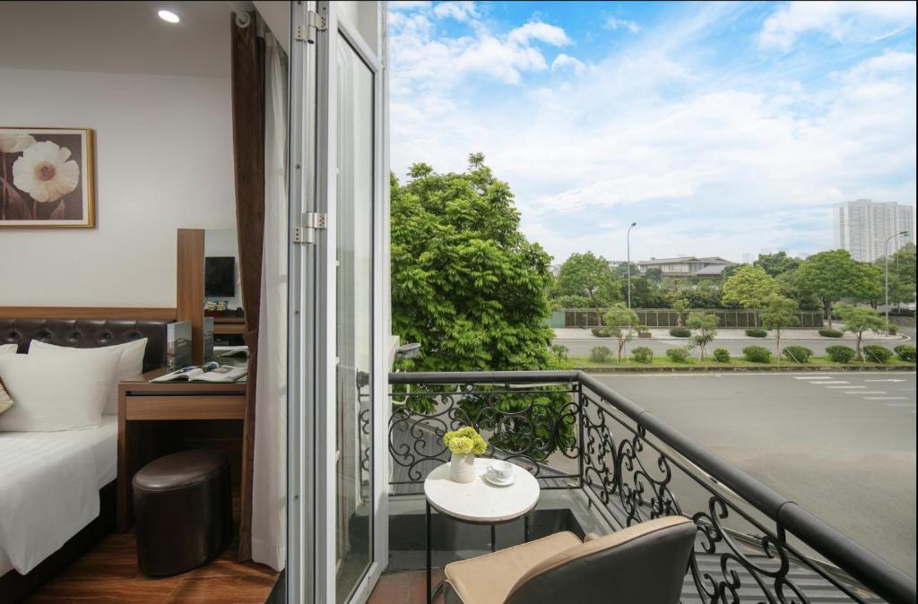 Balkón nebo terasa v ubytování Lam Anh Hotel 2 Dương Nội Hà Đông