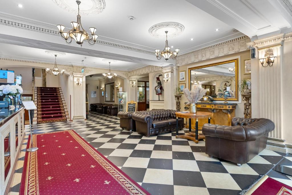Posezení v ubytování Hotel Diament Arsenal Palace Katowice - Chorzów