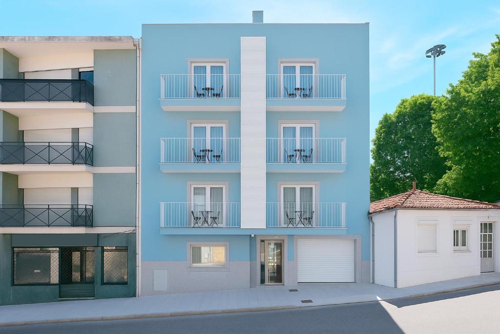 Bygningen som lejlighedshotellet ligger i