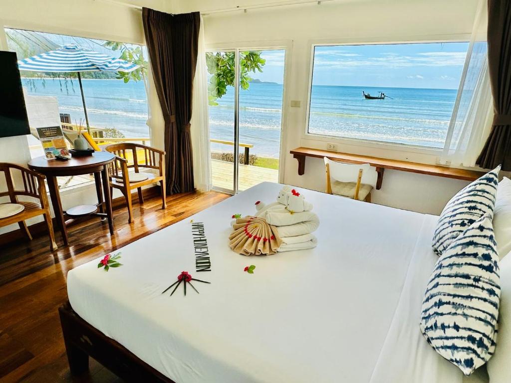 Ein allgemeiner Meerblick oder ein Meerblick von des Resorts aus