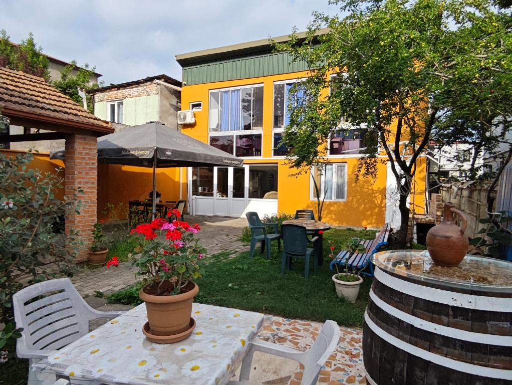 Zahrada ubytování Guesthouse Mery
