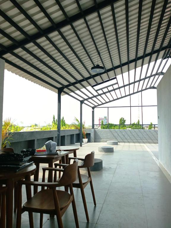 Posezení v ubytování Casa de Java Cirebon