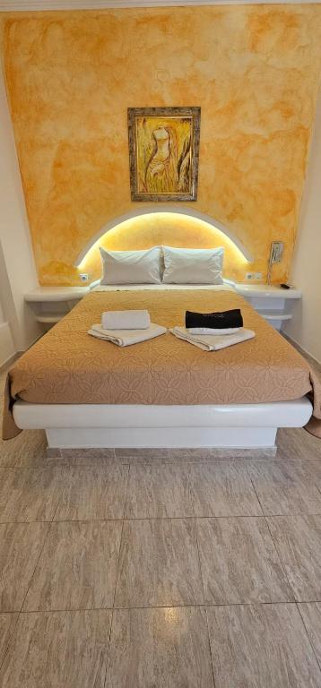 Cama o camas de una habitación en Hotel Palladion