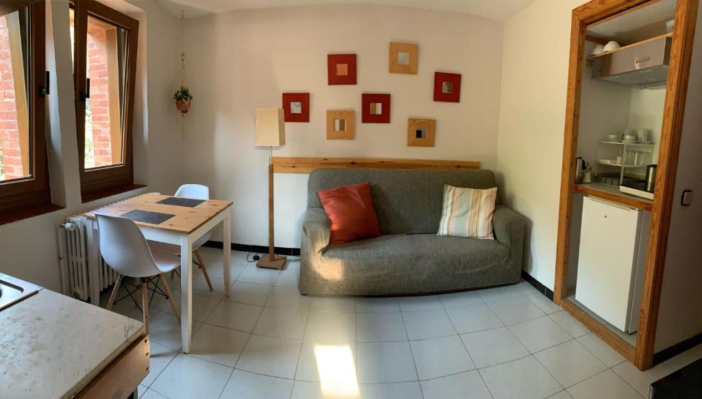 Posezení v ubytování El Petit Estudi - Els Apartaments del Bosc