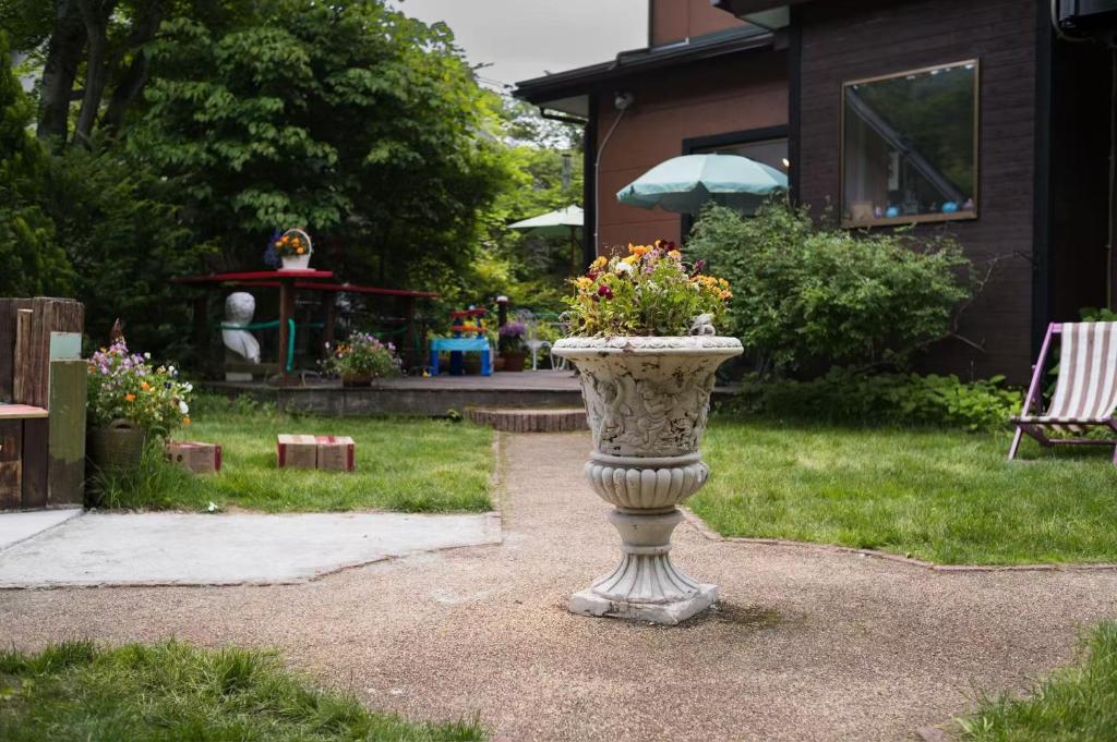 Zahrada ubytování Hotel Wellies