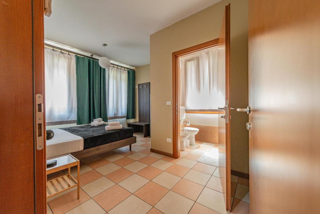 Koupelna v ubytování Marconi Lodge