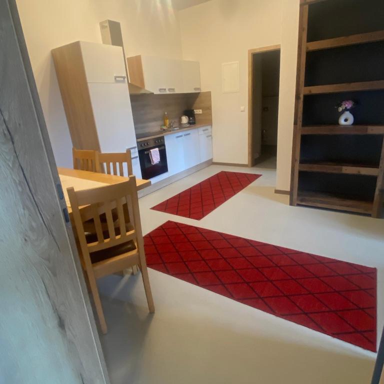 Küche/Küchenzeile in der Unterkunft Hotel Bayerisch Meran