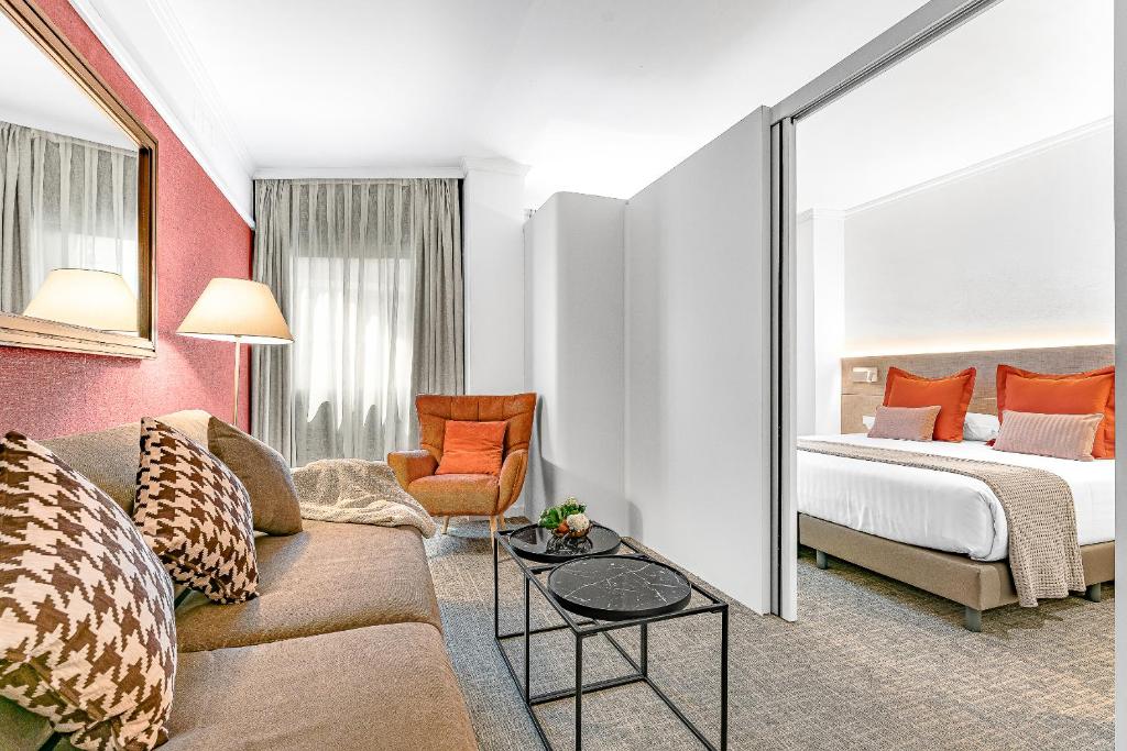Ένα ή περισσότερα κρεβάτια σε δωμάτιο στο Acacia Suite