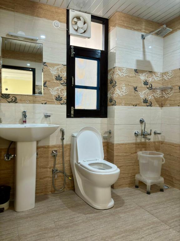 Koupelna v ubytování Tanwar B&B (bloominn)