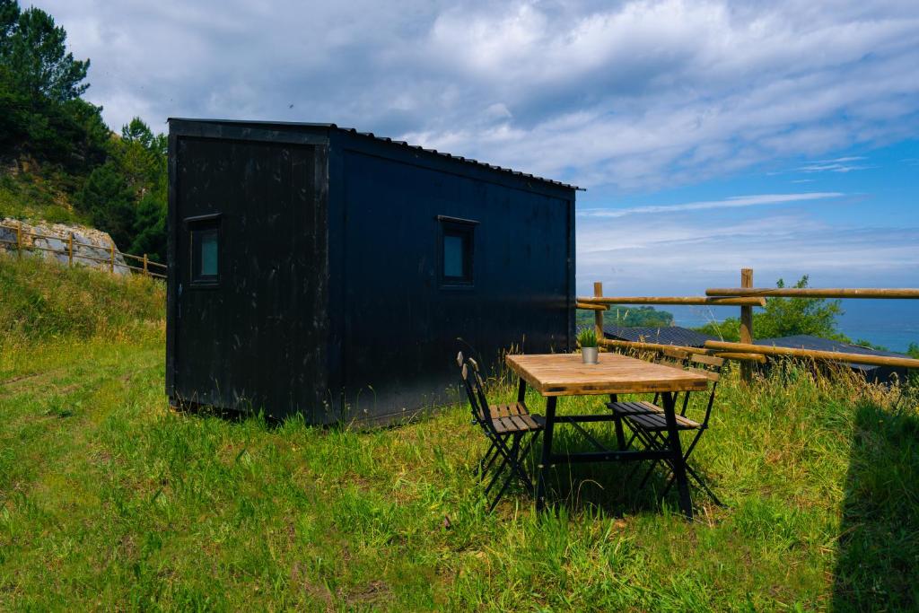 Příroda nedaleko luxury tent