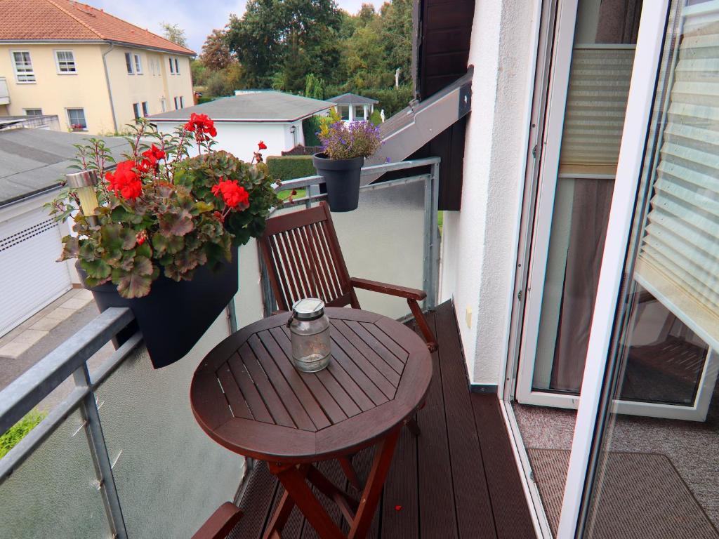 Balkón nebo terasa v ubytování Apartment house Nicole, Zinnowitz