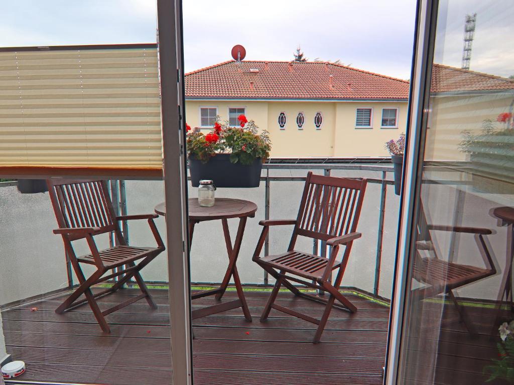 Balkón nebo terasa v ubytování Apartment house Nicole, Zinnowitz