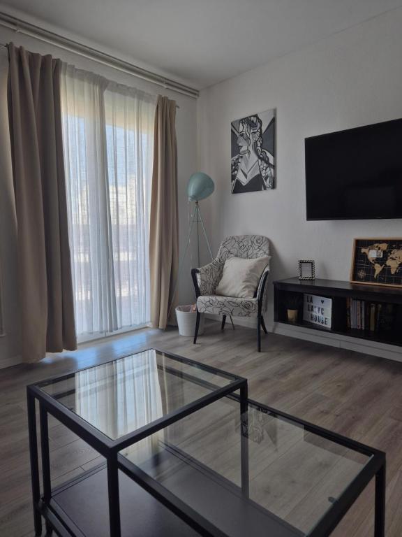 TV a/nebo společenská místnost v ubytování La La Lalic house