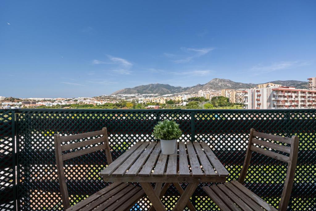 Nespecifikovaný výhled na hory nebo výhled na hory při pohledu z apartmánu