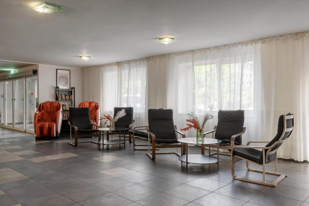 Posezení v ubytování Apart Hotel Tomo FREE PARKING
