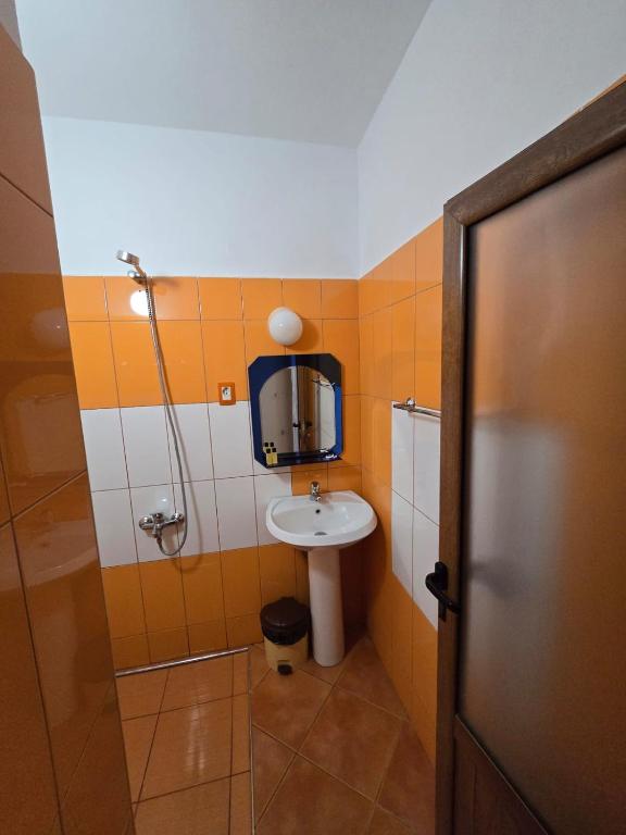 Koupelna v ubytování Hotel Belvedere