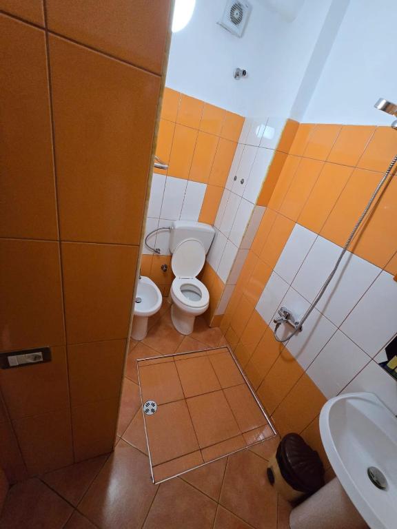 Koupelna v ubytování Hotel Belvedere