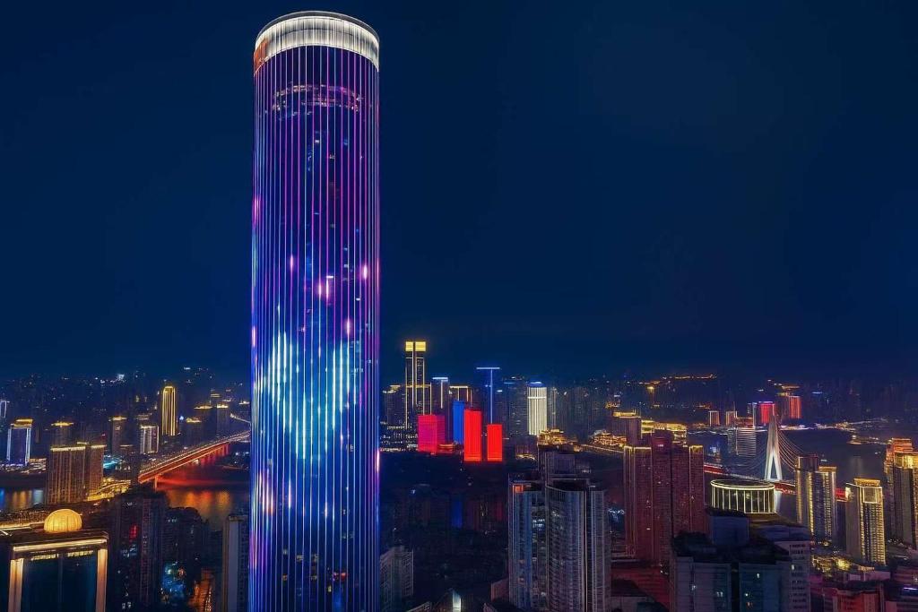 Linna Chongqing üldine vaade või majutusasutusest 重庆市中心温馨家庭民宿 pildistatud vaade