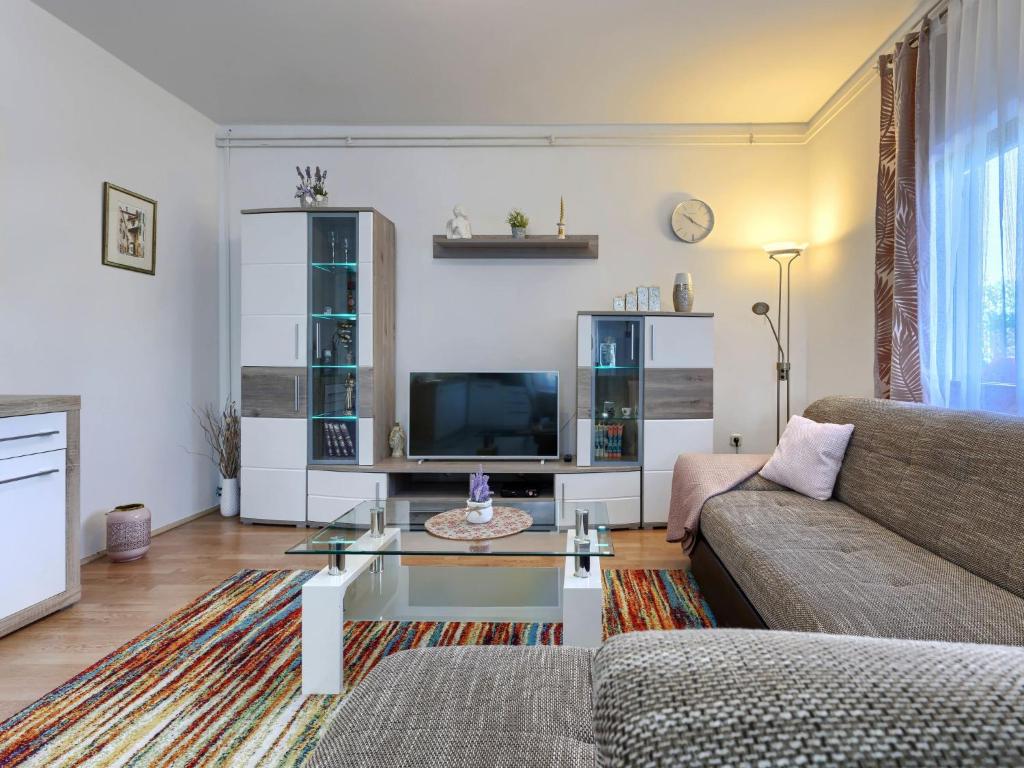 Televízia a/alebo spoločenská miestnosť v ubytovaní Apartment Cekić-2 by Interhome