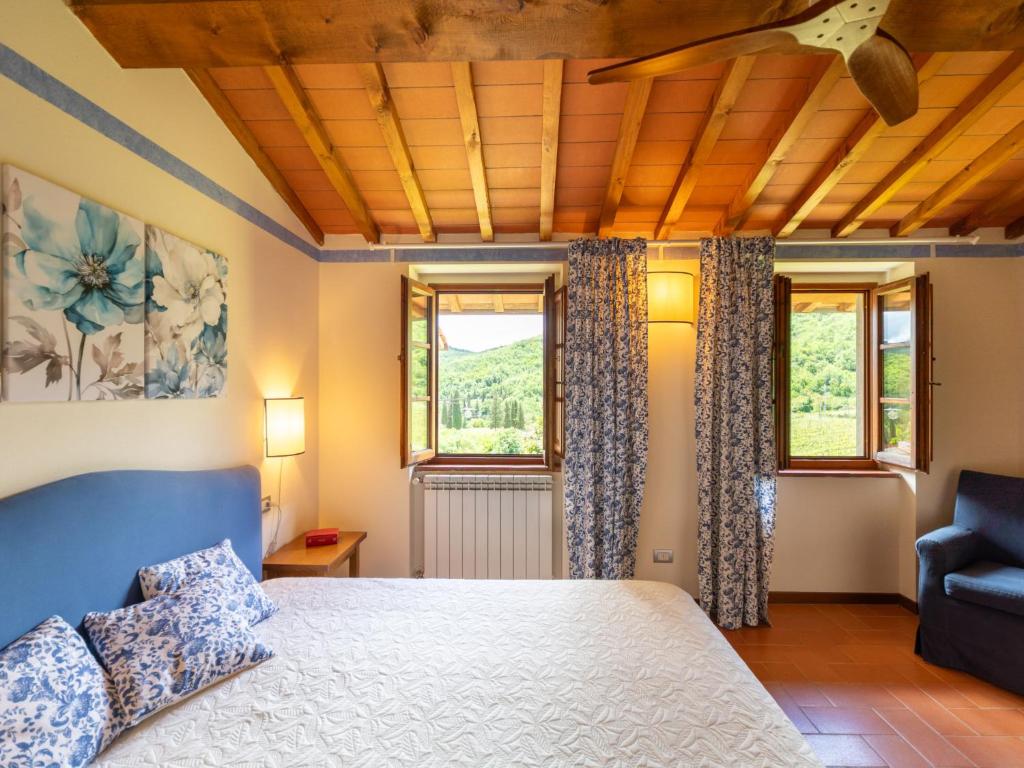 A bed or beds in a room at Holiday Home La Torre by Interhome