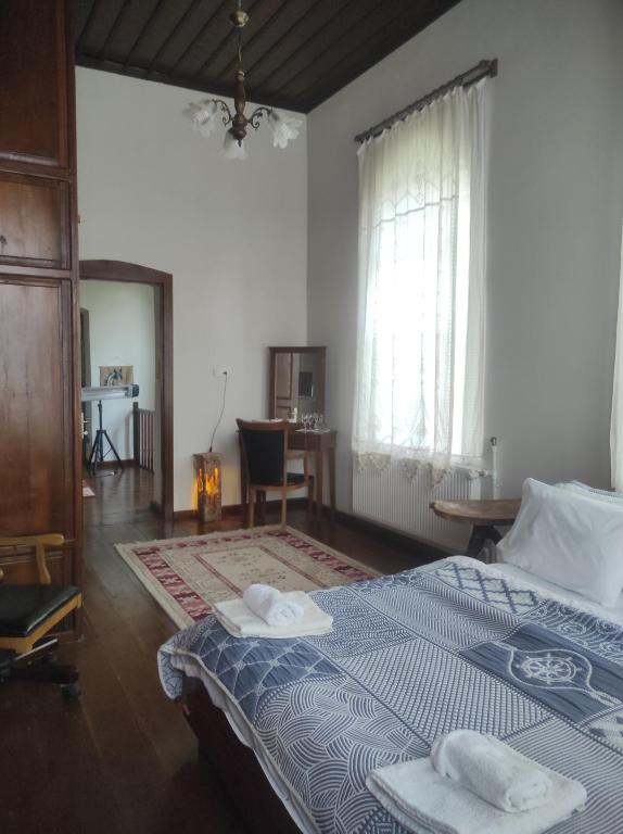 Postel nebo postele na pokoji v ubytování Frig Evi