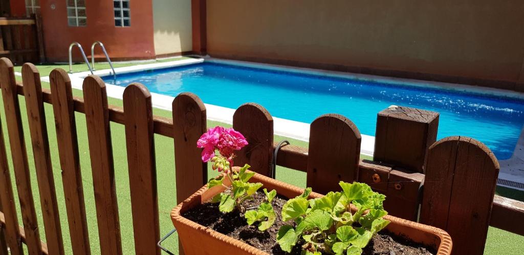 Bazén v ubytování Apartamentos Alcazar de Baeza nebo v jeho okolí