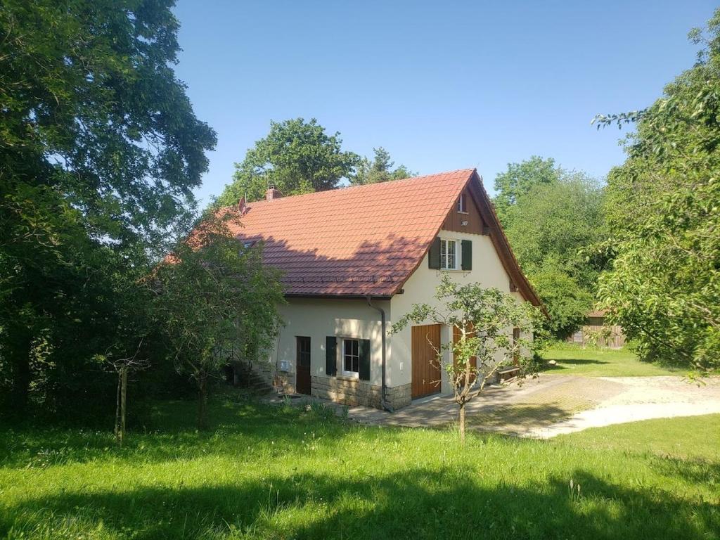 Κήπος έξω από το Ferienhaus am alten Steinbruch