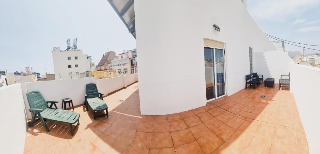 Balkón nebo terasa v ubytování Hotel Clopy Rocamar