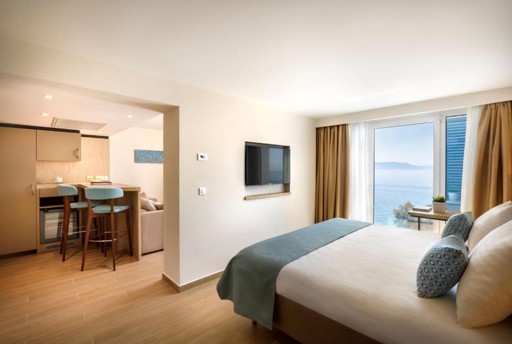 Postel nebo postele na pokoji v ubytování Girandella Resort, Valamar Collection