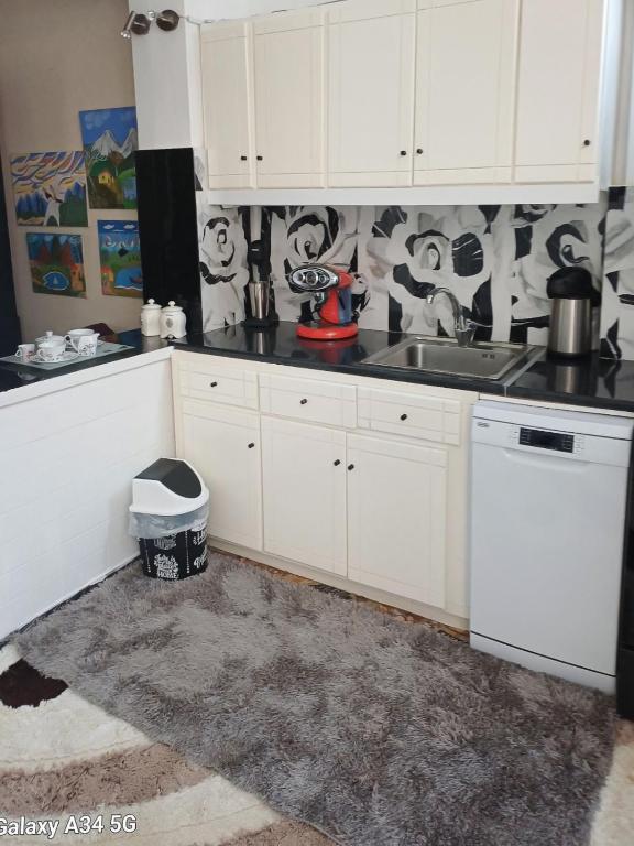 Kuchyň nebo kuchyňský kout v ubytování Constantina D Apt Argos