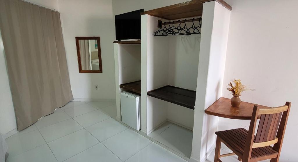 Kuchyň nebo kuchyňský kout v ubytování Hotel Malibu
