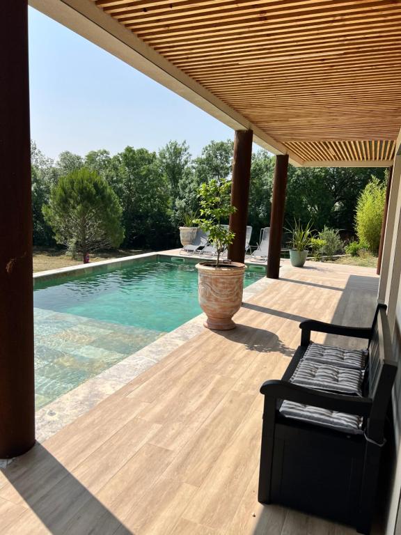 Πισίνα στο ή κοντά στο villa Ceven'Up