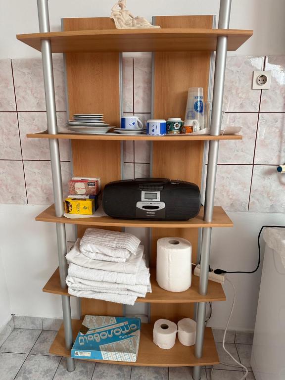 Kuchyň nebo kuchyňský kout v ubytování Sparta- Minimalism