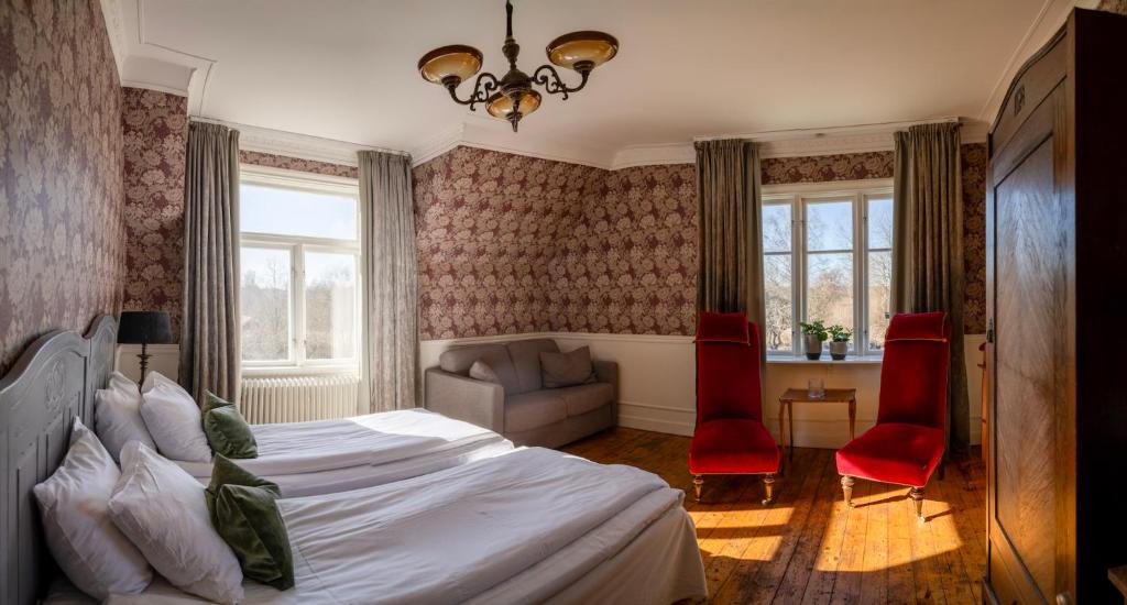 Postel nebo postele na pokoji v ubytování Villa Gransholm