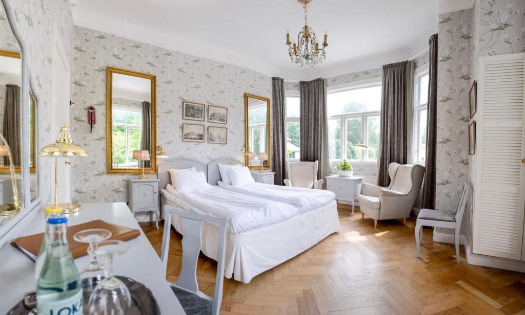 Postel nebo postele na pokoji v ubytování Villa Gransholm