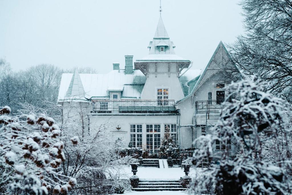 Villa Gransholm v zimě